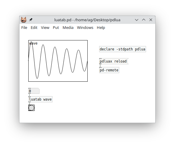 Live-coding with pd-remote.pd