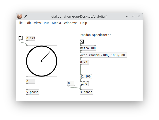 A speedometer